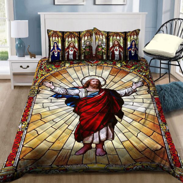 JESUS QUILT BEDDING SET Gift