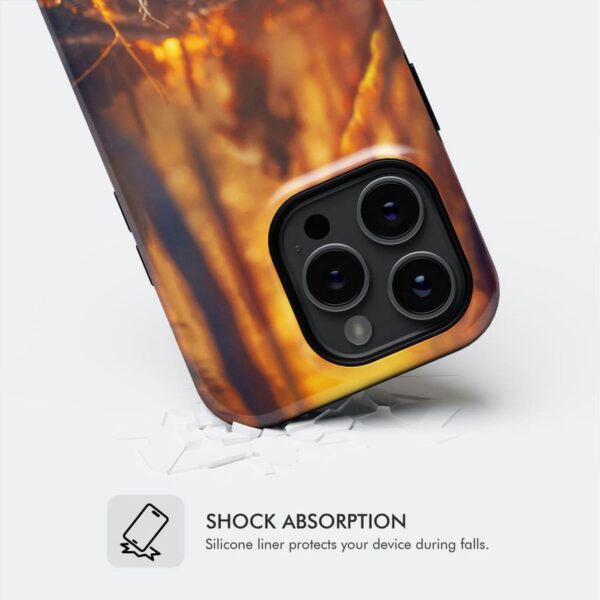 Jesus Rescues Lamb in the Fire Phone Case