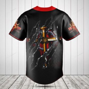 Jesus Save My Life 3D Baseball Jersey Shirt - Gift Men Women 1
