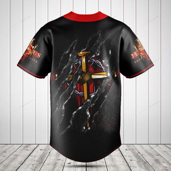 Jesus Save My Life 3D Baseball Jersey Shirt – Gift Men Women