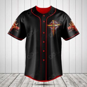 Jesus Save My Life 3D Baseball Jersey Shirt - Gift Men Women