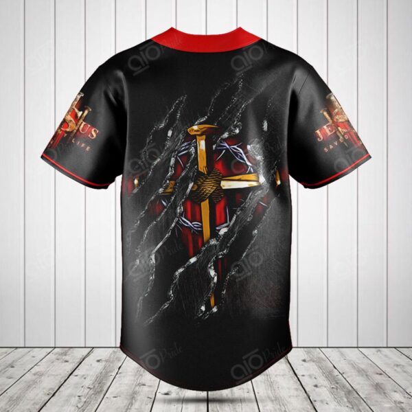 Jesus Save My Life 3D Baseball Jersey Shirt – Gift Men Women