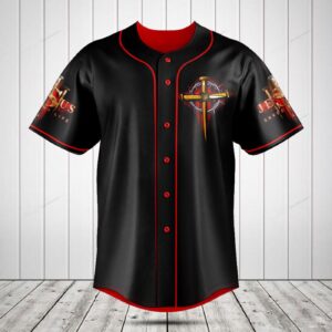 Jesus Save My Life 3D Baseball Jersey Shirt - Gift Men Women