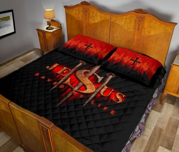 Jesus Saved Gift Life- Jesus Quilt Bedding Set TA