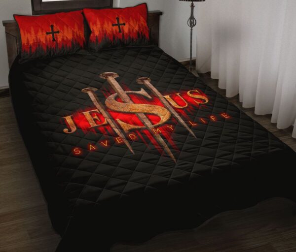 Jesus Saved Gift Life- Jesus Quilt Bedding Set TA