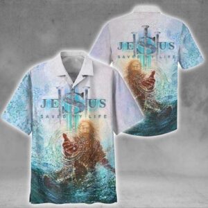 Jesus Saved My Life Aloha Hawaiian Shirts For Men and Women   - Gift Men Women Days