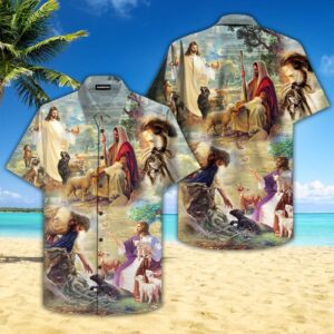 Jesus Saves Animals Aloha Hawaiian Shirts For Men and Women   - Gift Men Women Days
