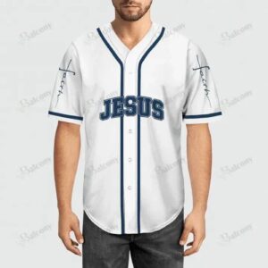 Jesus Takes The Wheel Baseball Jersey For God - Gift Men Women