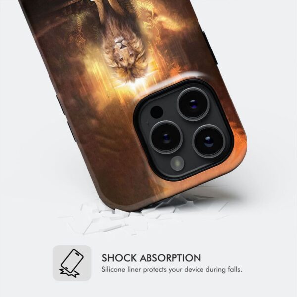 Jesus the lion the lamb phone case, Lion and lamb phone case