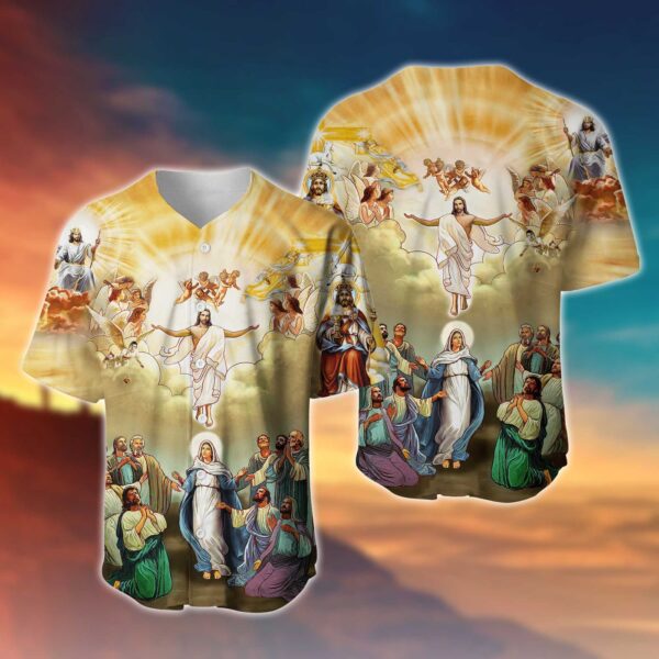 Jesus The True King Of The Universe Edition Baseball Tee – Gift Men Women