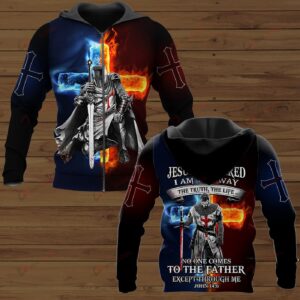 Jesus The Truth The Life Knight Templar Christian Hawaiian Shirts - Gift Men Women Days 3
