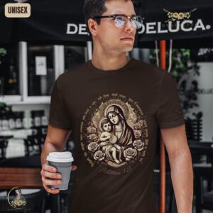 Vintage Boho Style Jesus Tshirt for Easter Sunday Mass & Catholic Saints Celebration