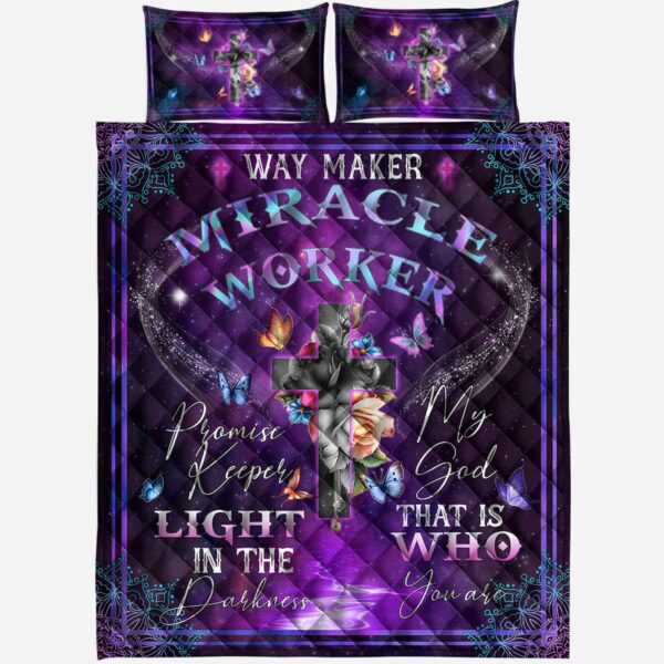 Jesus – Way Gift Gift Worker Promise Keeper Quilt Bedding Set LSNGO06BD