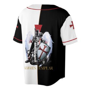 Knights Templar Christian Faith In Jesus Christ And God Baseball Jersey - Gift Men Women 1