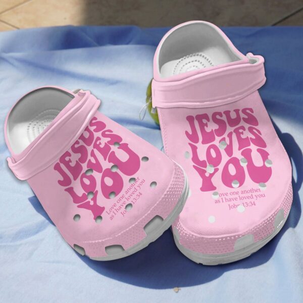 Jesus Loves You Clogs: Lightweight Kids & Adults Clogs