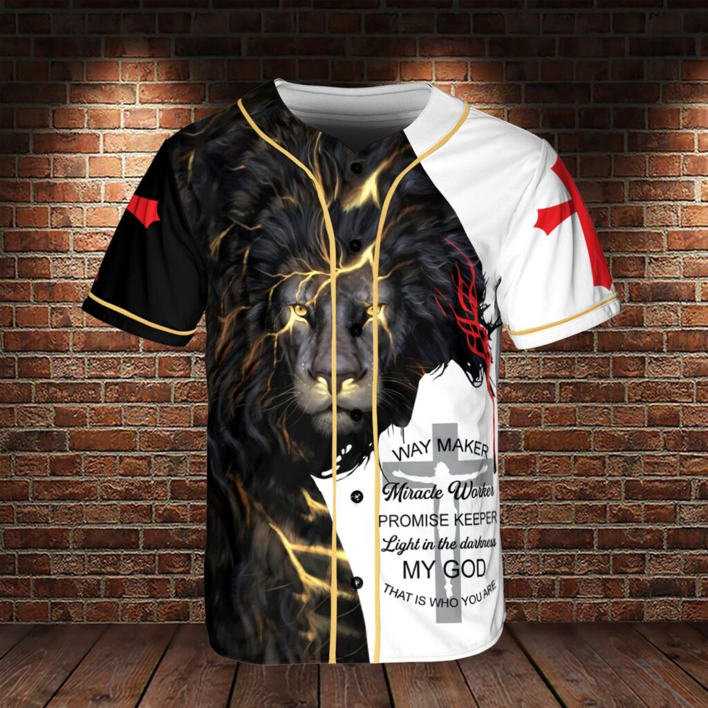 Lion Of God Short Sleeve – Catholic Christian Gifts, God Believer Gifts – Jesus Christ Polo, Baseball Jersey – Gift Men Women Lion Of God Short Sleeve – Catholic Christian Gifts, God Believer Gifts – Jesus Christ Polo, Baseball Jersey – Gift Men Women