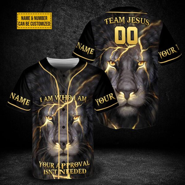 Lion Of Judah – Gift For Christian, Baptism – Jesus Christ Personalized Polo, Baseball Jersey, Hawaiian Shirt Set Shorts – Gift Men Women