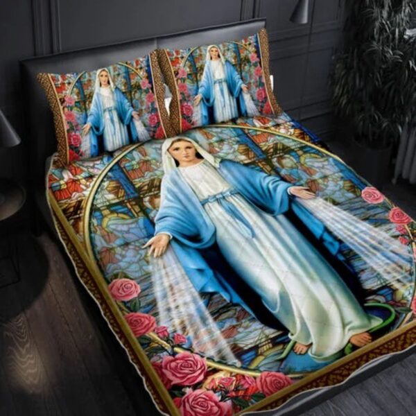 Mother Gift Bedding Jesus God Gift Gift Roses Quilt Bedding Set