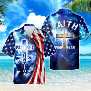 My God Jesus Is My Savior Aloha Hawaiian Shirts For Men and Women   - Gift Men Women Days