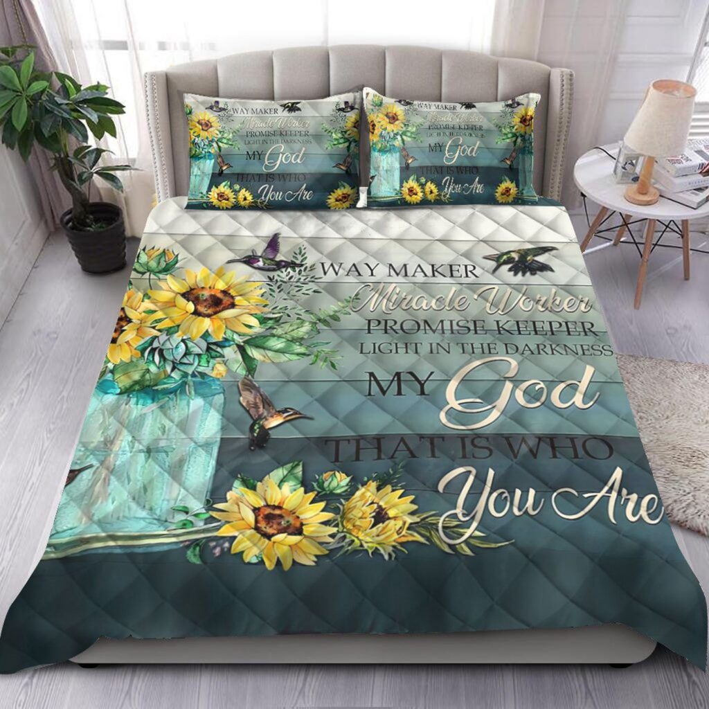My God-Jesus Quilt Bedding Set Gift-TA My God-Jesus Quilt Bedding Set Gift-TA