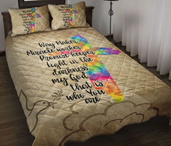 Personalized Christian Quilt Set with Jesus God Bible Design – Dreamcatcher Feather Butterfly Kids Bedding