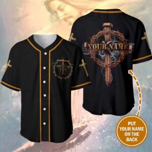 Personalized Custom Name Jesus  Baseball Tee Jersey Shirt 006 - Gift Men Women