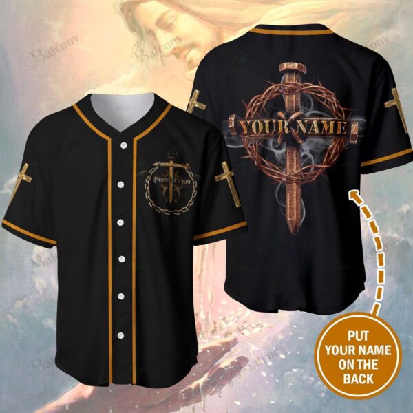 Personalized Custom Name Jesus  Baseball Tee Jersey Shirt 006 – Gift Men Women