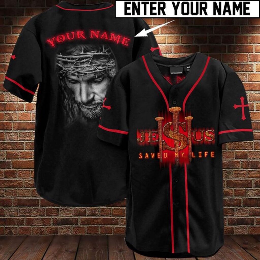 Personalized Custom Name Jesus Baseball Tee Jersey Shirts 3D – Gift Men Women Personalized Custom Name Jesus Baseball Tee Jersey Shirts 3D – Gift Men Women