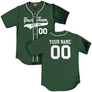 Personalized Custom Team Jesus Green Baseball Tee Jersey Shirt Printed 3D - Gift Men Women 1