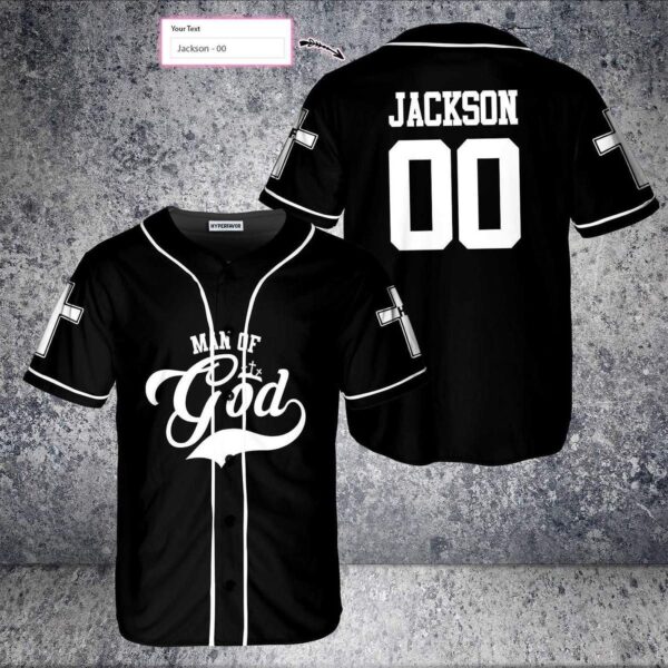 Custom 3D Jesus Baseball Jersey – Perfect Gift for Christians