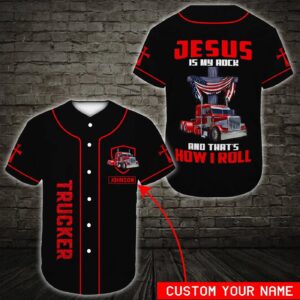 Custom Jesus Baseball Jersey Cross Trucker Design for Christians - Unique Gift for Men & Women