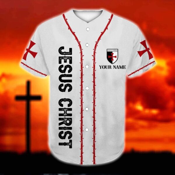 Custom Printed Jesus Baseball Jersey – God Hug – Gift for Christians