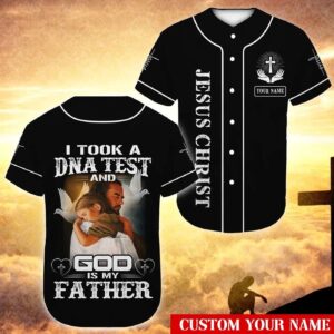 Custom Jesus Baseball Jersey - God Hug Dove Design Perfect Christian Gift for Men & Women