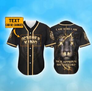 Custom Jesus Lion Baseball Jersey – Unique Gift for Christians – Personalized 3D Shirt for Men & Women
