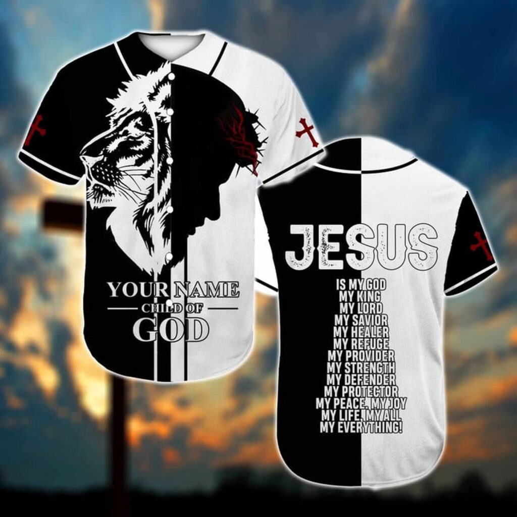 Personalized Jesus Is My God Baseball Jersey For Christian – Gift Men Women Personalized Jesus Is My God Baseball Jersey For Christian – Gift Men Women