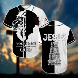 Personalized Jesus Is My God Baseball Jersey For Christian - Gift Men Women