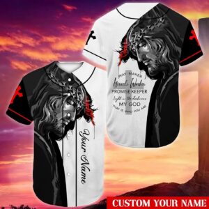Personalized Way Maker Miracle Worker That'S Who You Are Jesus Baseball Jersey - Gift Men Women