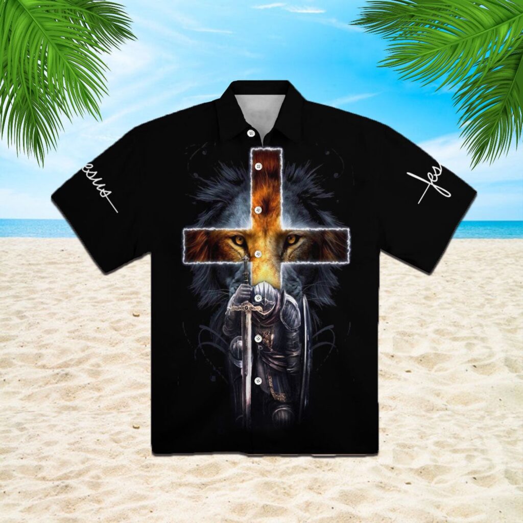 Premium Christian Jesus Is My Everything Lion Hawaiian Shirts For Men – Gift Men Women Days Premium Christian Jesus Is My Everything Lion Hawaiian Shirts For Men – Gift Men Women Days