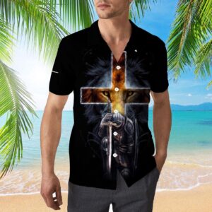Premium Christian Jesus Is My Everything Lion Hawaiian Shirts For Men - Gift Men Women Days 1