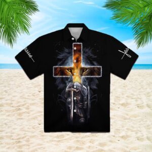 Premium Christian Jesus Is My Everything Lion Hawaiian Shirts For Men  - Gift Men Women Days