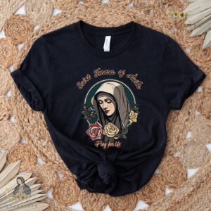 Retro Boho Saint Teresa of Ávila T-Shirt - Religious Gift Holy Art Clothing 1