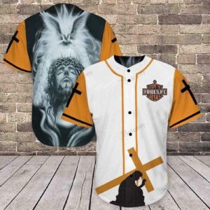 Steps To The Ride Life jesus 3D Baseball Jersey - Gift Men Women