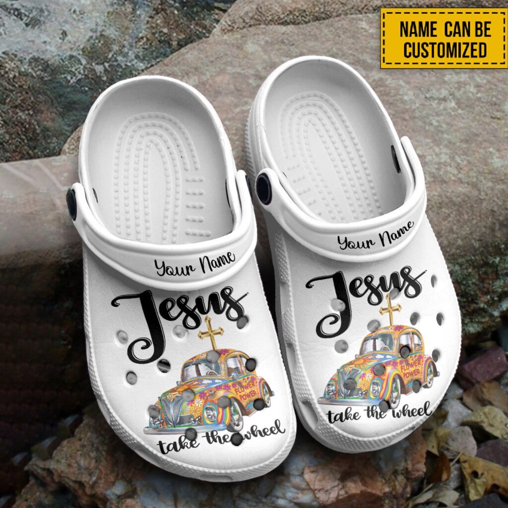 Custom Thanksgiving Clog: Jesus Take The Wheel Fall For Jesus Water Shoes & More Custom Thanksgiving Clog: Jesus Take The Wheel Fall For Jesus Water Shoes & More