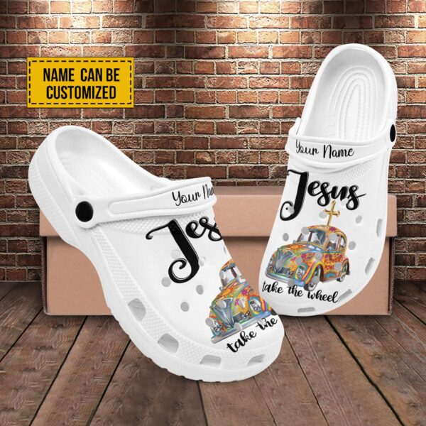 Custom Thanksgiving Clog: Jesus Take The Wheel Fall For Jesus Water Shoes & More