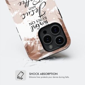 This Girl Runs On Jesus And Coffee Phone Case - Christian Phone Cases 1