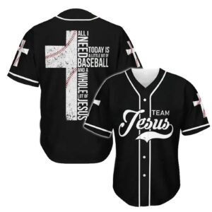 Tmarc Tee JESUS - ALL I NEED TODAY IS A WHOLE LOT OF JESUS BASEBALL SHIRT .CPD - Gift Men Women