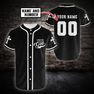 Tmarc Tee Jesus Christian Personalized Name and Number Athletic Style Baseball Shirt - Gift Men Women