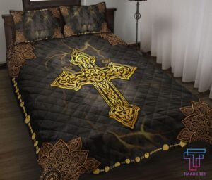 Tmarc Tee Jesus Cross Quilt Bedding Set TT JJ