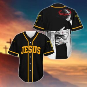 Tmarc Tee JESUS - GOD'S HUG BASEBALL SHIRT .CPD - Gift Men Women 1