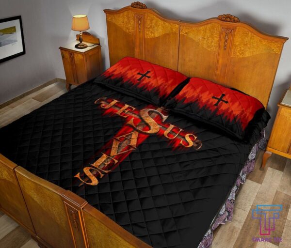 Tmarc Tee Jesus Saves – Jesus Quilt Bedding Set TA